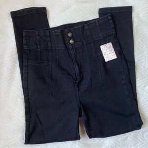 Free People ✨ Dark Shadows Black jeans Pants size 32